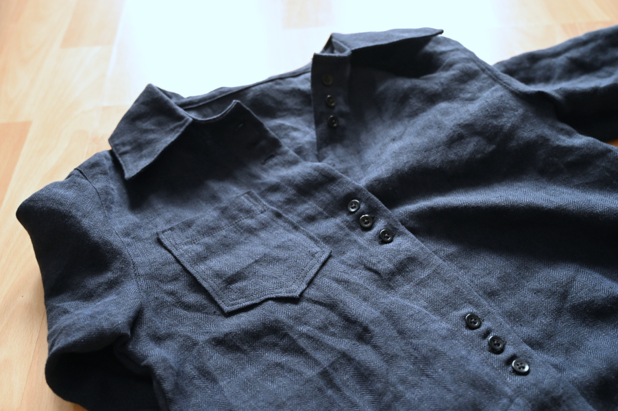 Hemdbluse aus Leinen
