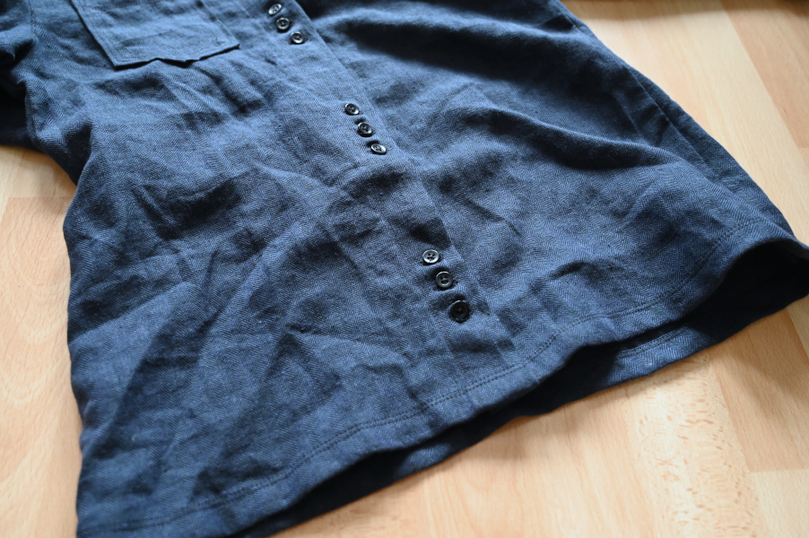 Hemdbluse für Damen Leinen